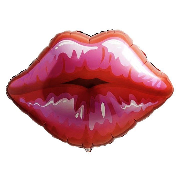 Фигура с гелием «Губы» 30″/76см