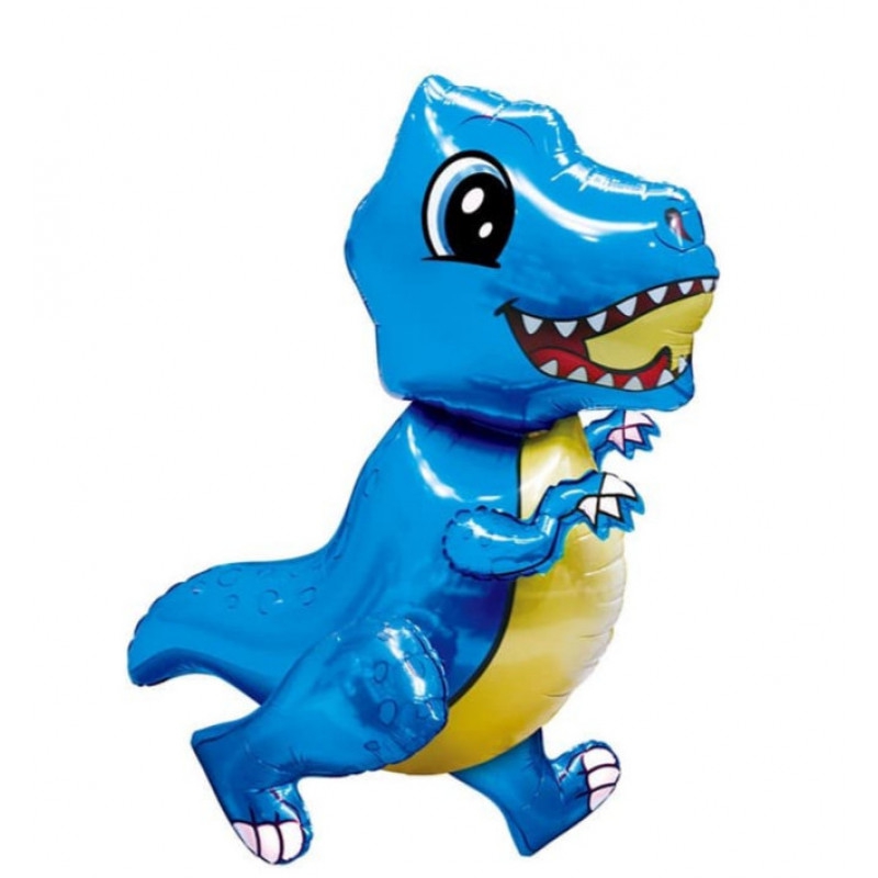 Фигура «Маленький динозавр (синий)» 30»/76см (надувается воздухом)