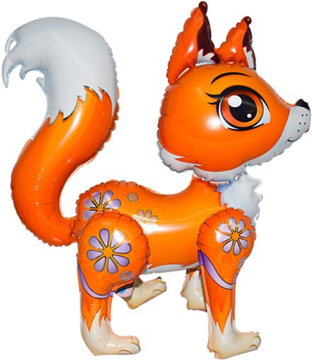 Фигура «Лиса» 21″/53см	(надувается воздухом)