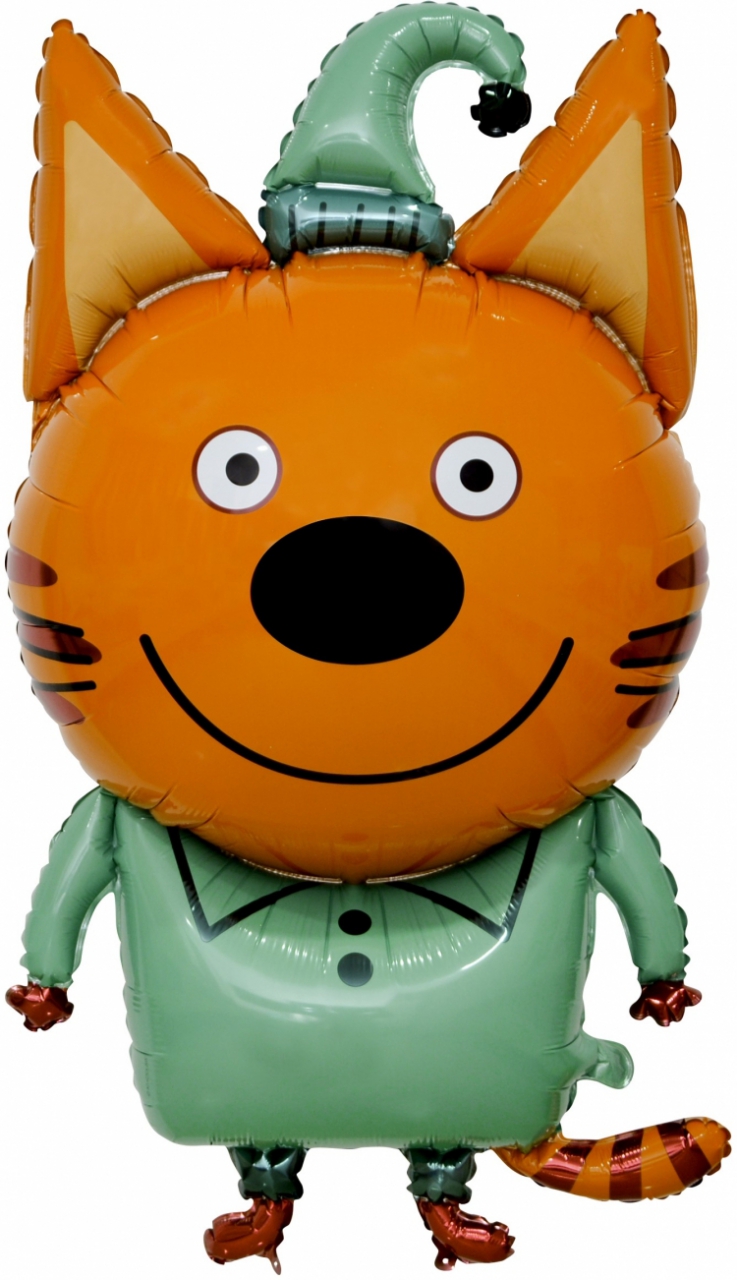 Фигура с гелием «Три кота. Компот» 38″/96см