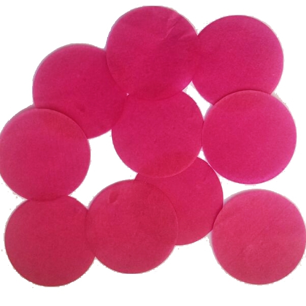 Конфетти «Круг» Бумага, Розовый 3 см