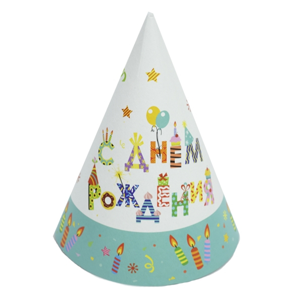 Колпачок «С Днем Рождения Свечи», 6 шт / 1 уп / Россия