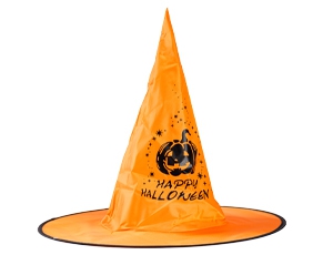 Шляпа ведьмы HWN Тыква оранж 38см/G