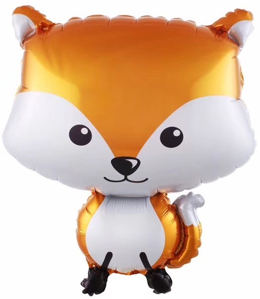 Фигура с гелием «Рыжий лисенок» 25″/64 см