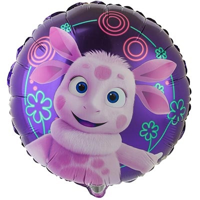 Круг с гелием 18″ Лунтик и Луна