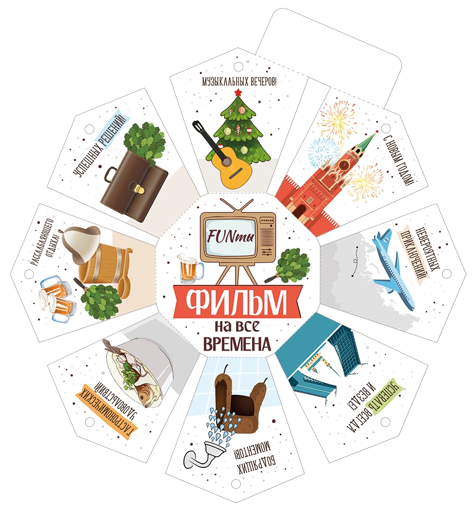 Открытка «FUNты «Фильм на все времена»