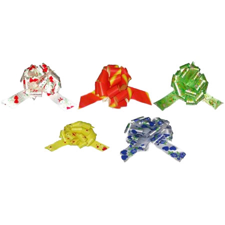 Бант-шар средний с рисунком 3,2см БА-Ш32р