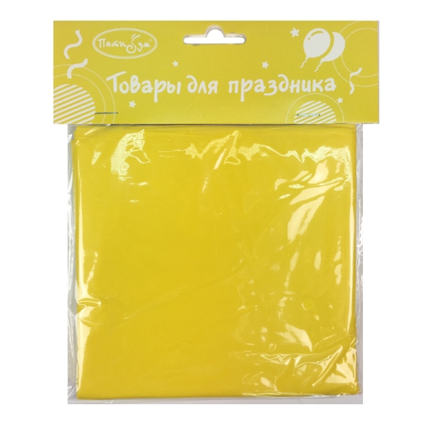 Скатерть п/э  Yellow 121см * 183 см