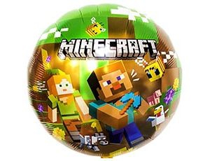 Круг с гелием Человечки Пиксельные 18″/46СМ