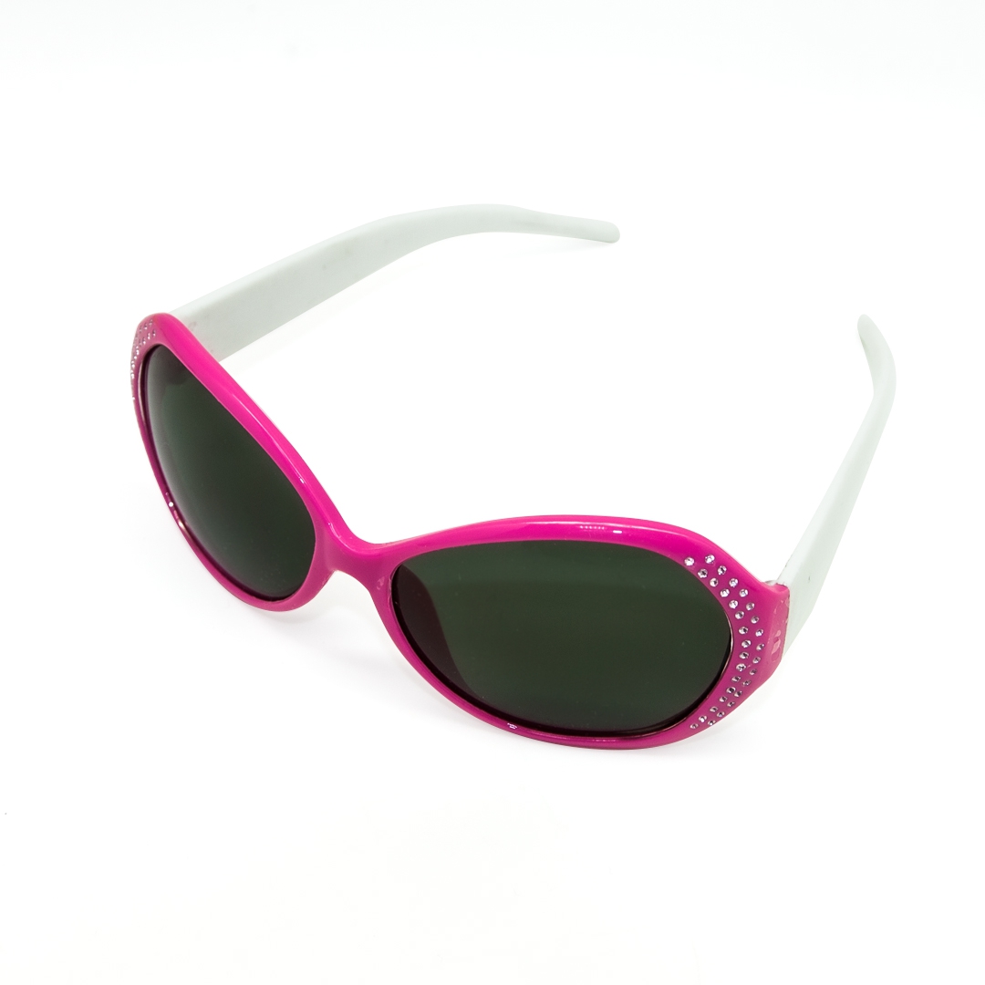 Очки, Модный образ, Розовый, с блестками