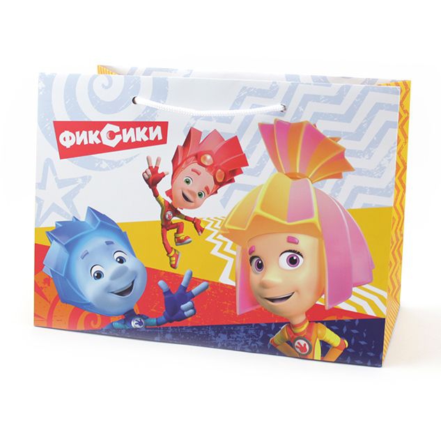 Пакет подарочный «Фиксики» 29*21*15 СМ