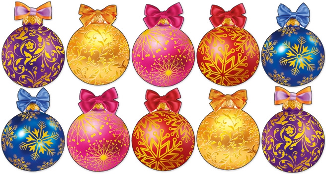 Набор украшений Шары МНР- 016