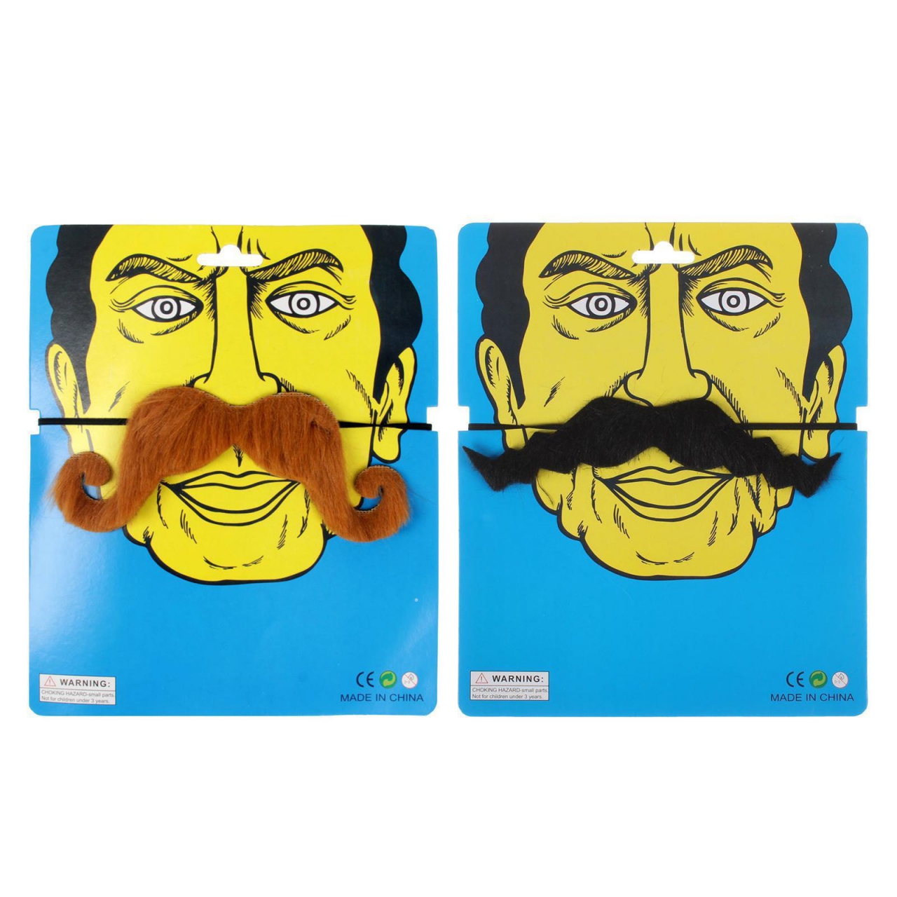 Карнавальные усы «Разбойник» на резинке, цвета микс 5260169