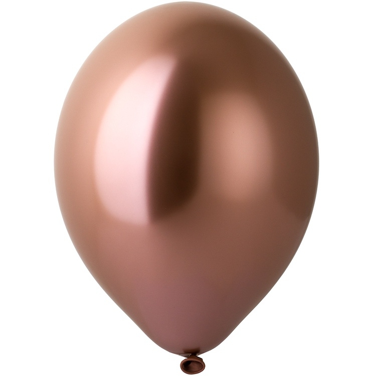 Воздушный шар хром Glossy Rose Gold 14″/36см