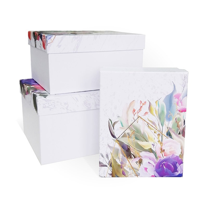 Подарочная коробка ГЕОМЕТРИЯ ЦВЕТОВ 230х190х130