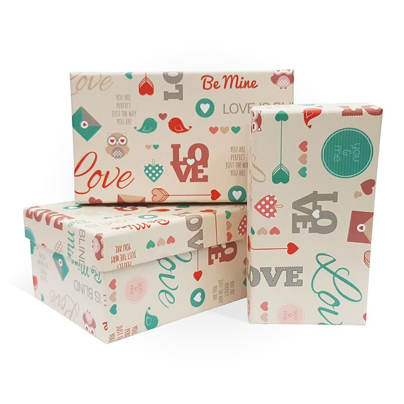 Подарочная коробка ЛЮБОВЬ 135х80х50