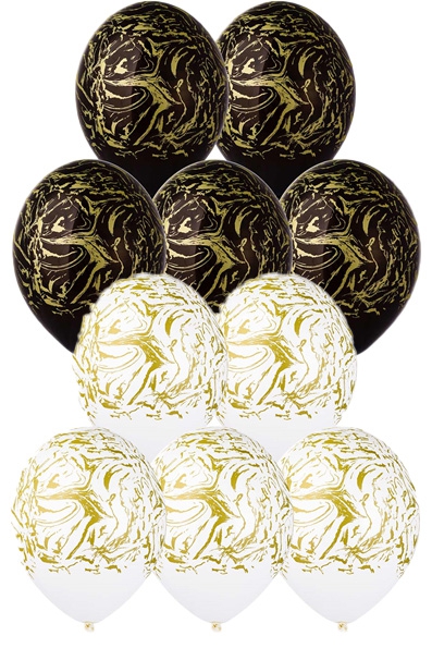 Воздушный шар «Мрамор» 14″/36см