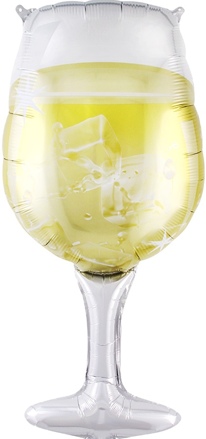 Фигура с гелием «Бокал шампанского» 43″/109см