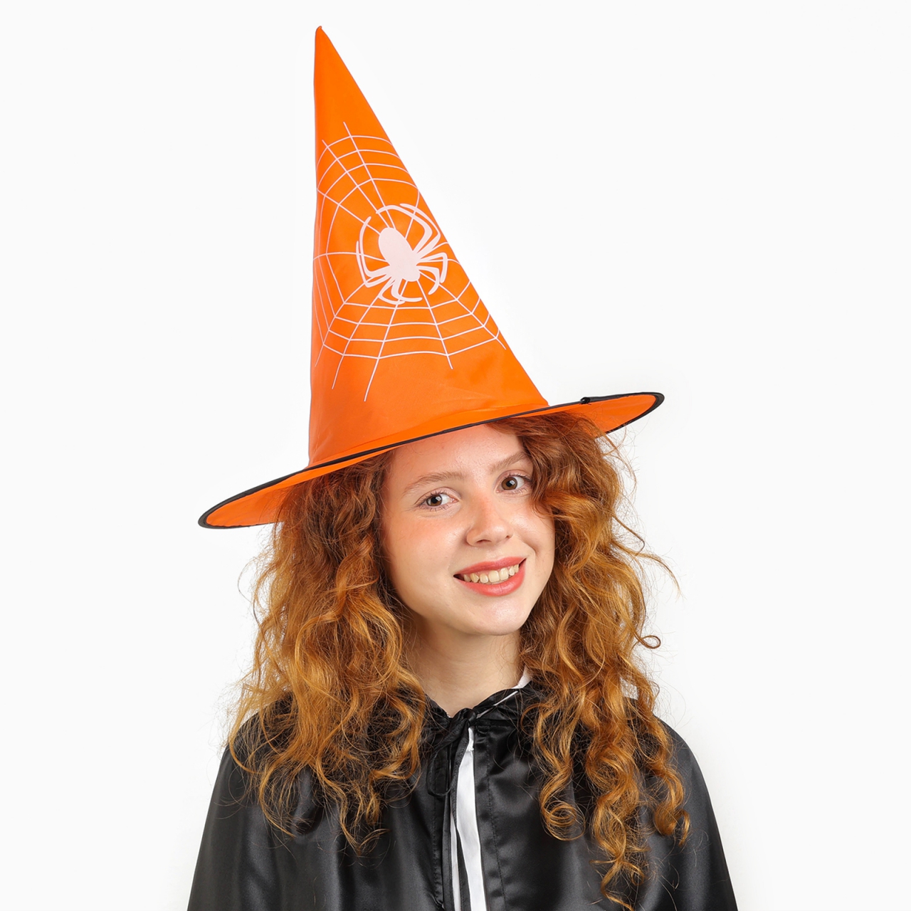 Карнавальная шляпа «Паук»оранжевая