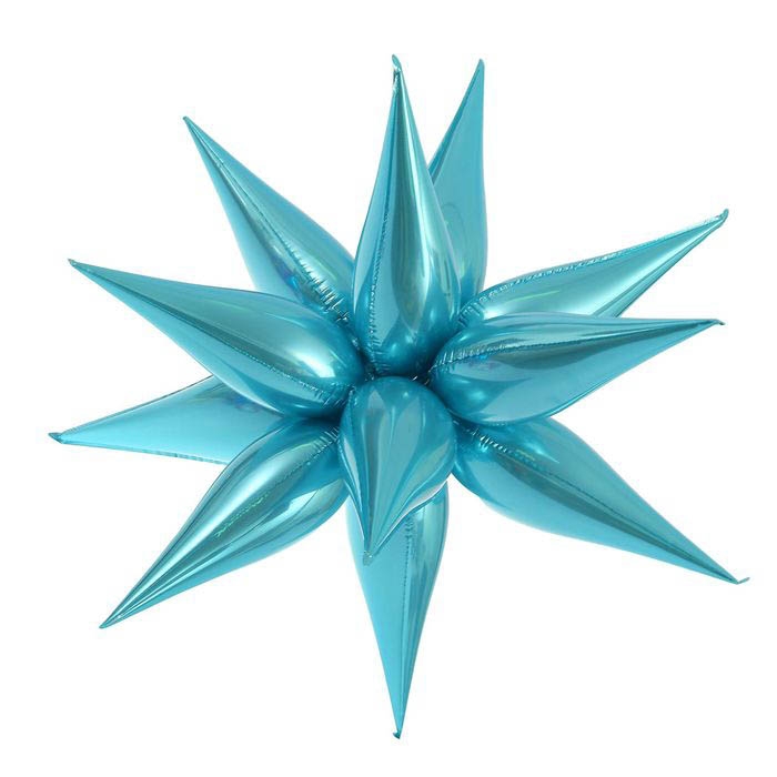 Фигура фольгированная «Иглы» (сборный, 12игл) 24″/60см цвета микс