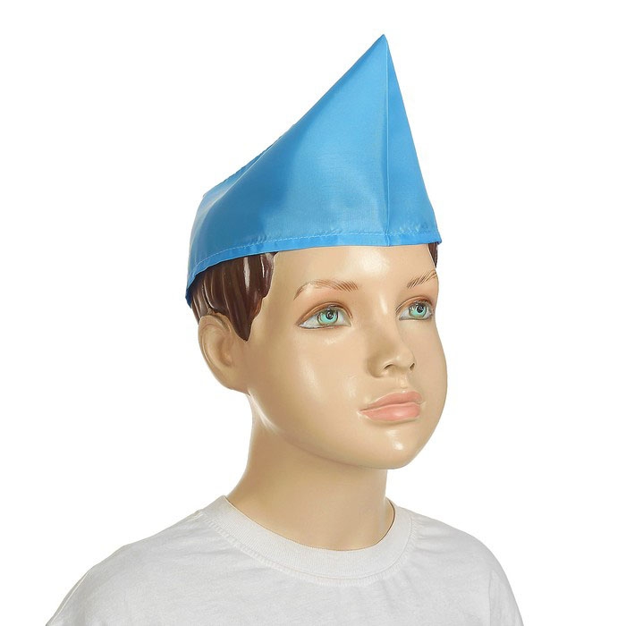 Пилотка пионерская (голубая)