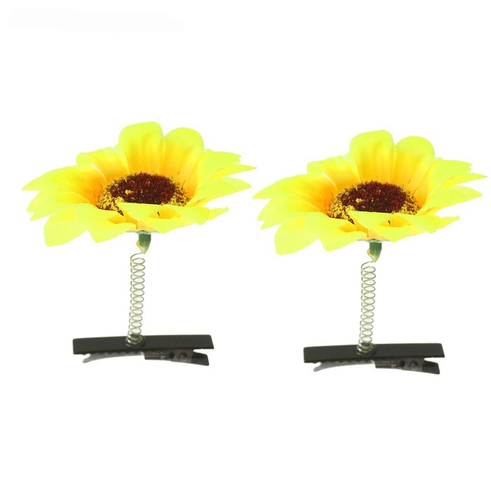 Карнавальный зажим «Подсолнух»