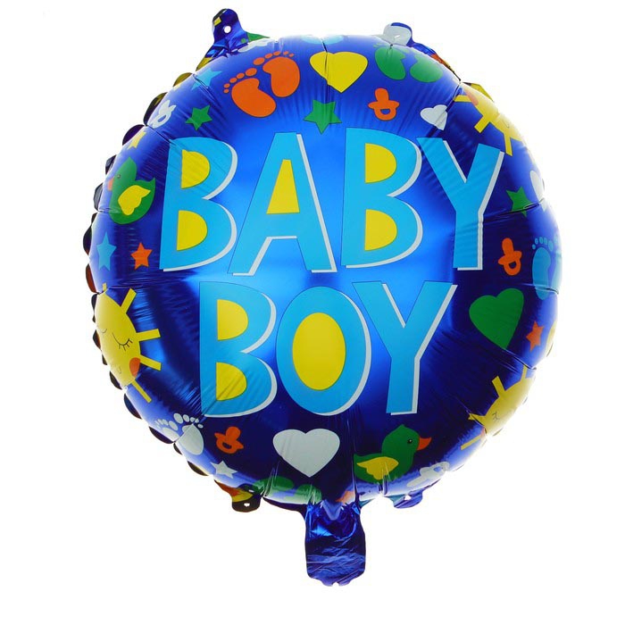 Шар круг «Малыш» 18″ с гелием