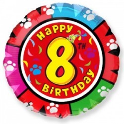 Шар-цифра с гелием «8»/ Испания 401575/8 FM 18″/45см