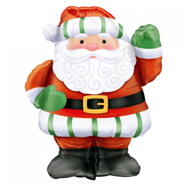 Фигура с гелием «Санта с большой бородой» 37″/94см