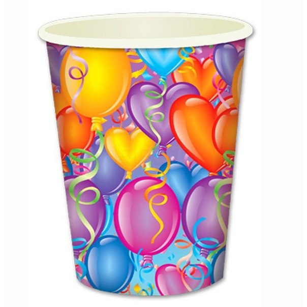 Стаканы бумажные «Праздничное настроение» 6шт. 250мл