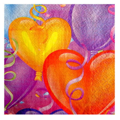 Салфетки «Праздничное настроение» 20шт. 33*33см