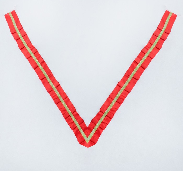 Лента для машины «Волна» Красная, 3 м