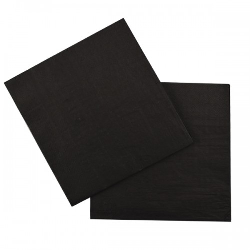 Салфетки 33 см * 33 см Black 12 шт/уп