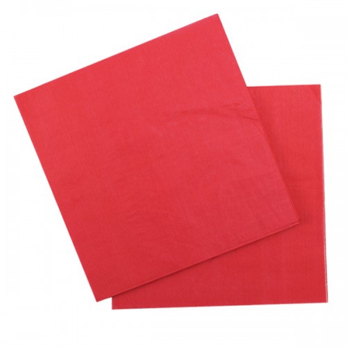 Салфетки 33 см * 33 см Red 12 шт/уп