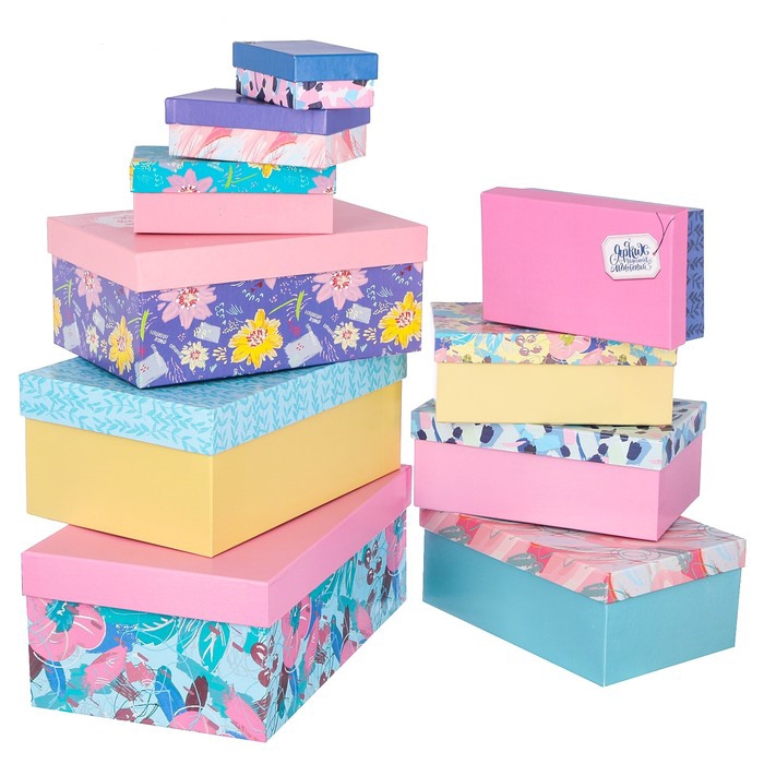 Подарочная коробка "Мазки"