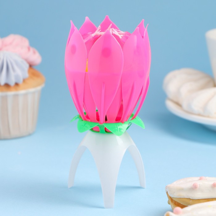 Свеча в торт! Серия "Лотос"