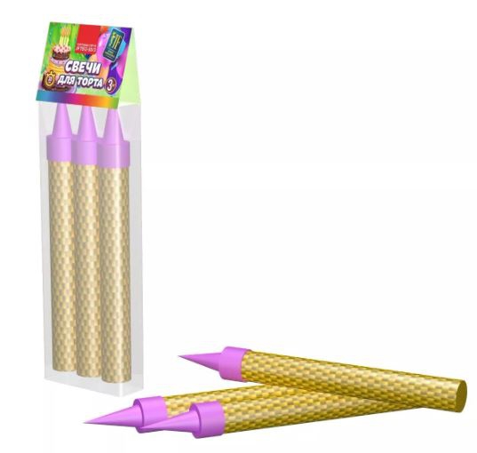 Свеча в торт! Серия "Фонтан"