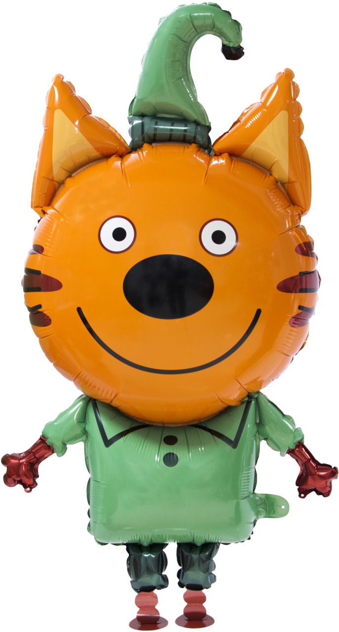 Фигура «Три кота. Компот» 38″/96см (надувается гелием)