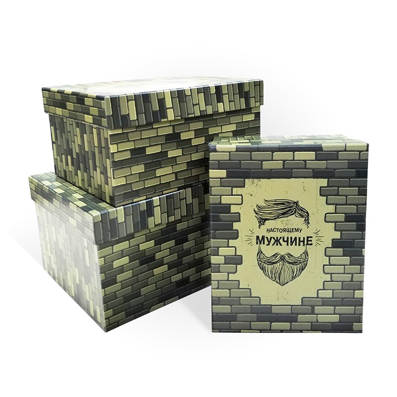 Подарочная коробка "НАСТОЯЩЕМУ МУЖЧИНЕ"