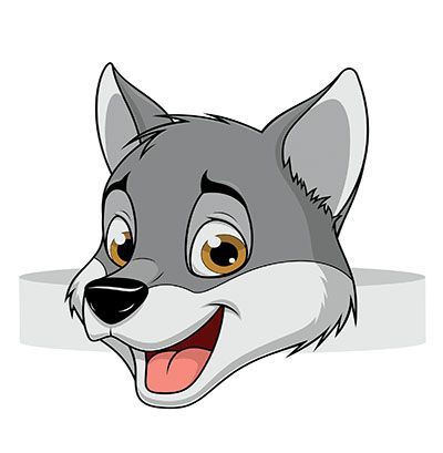 Маска-ободок «Волк» 5КР-014