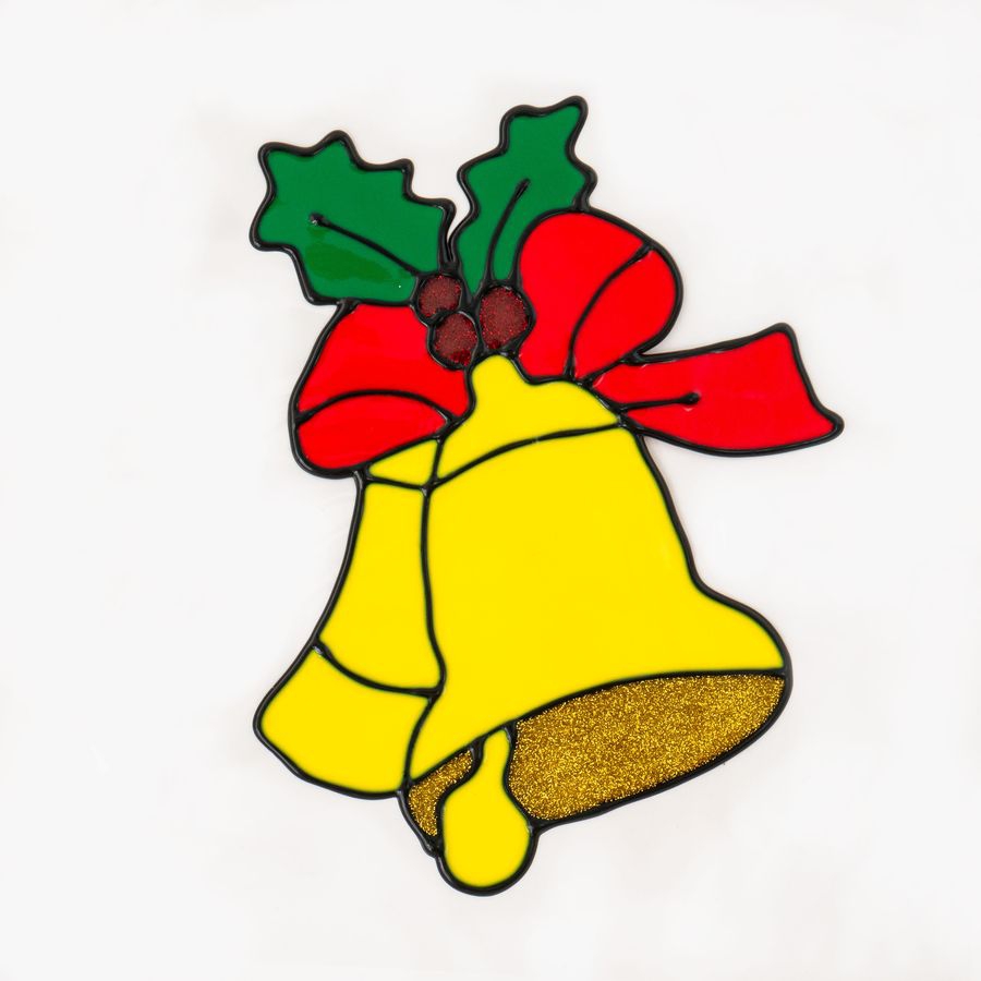 Наклейка на окно «Колокольчики» силикон 20х20см