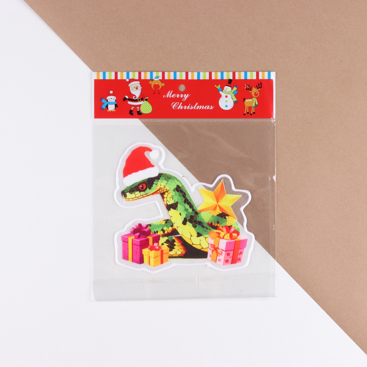 Наклейки на окна «Символ года. Новогодний венок» 20х25 10652668