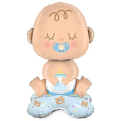Фигура на подставке «Малыш мальчик» 64см (надувается воздухом)