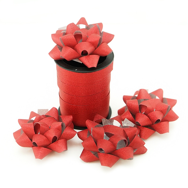 Набор для упаковки «Глиттерный» красный