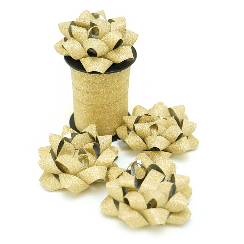 Набор для упаковки «Глиттерный» золотой