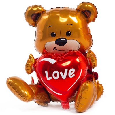 Фигура «Мишка с сердцем» (надувается воздухом)
