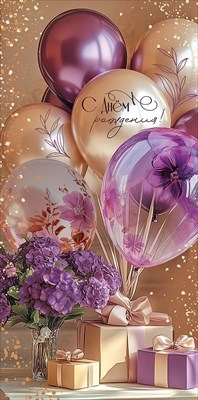 Конверт для денег «С Днём рождения!» Незабываемых чувств и эмоций»