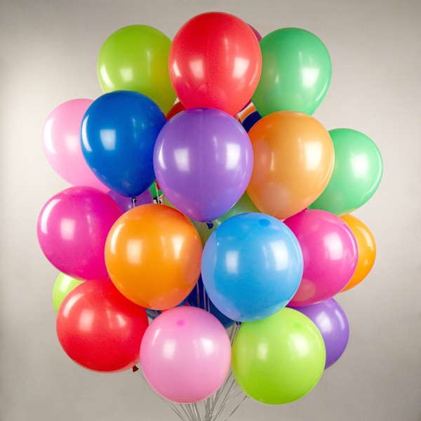 Воздушный шар «Пастель» ассорти 14″/36см