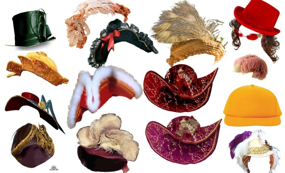 Головные уборы, короны, колпаки!
